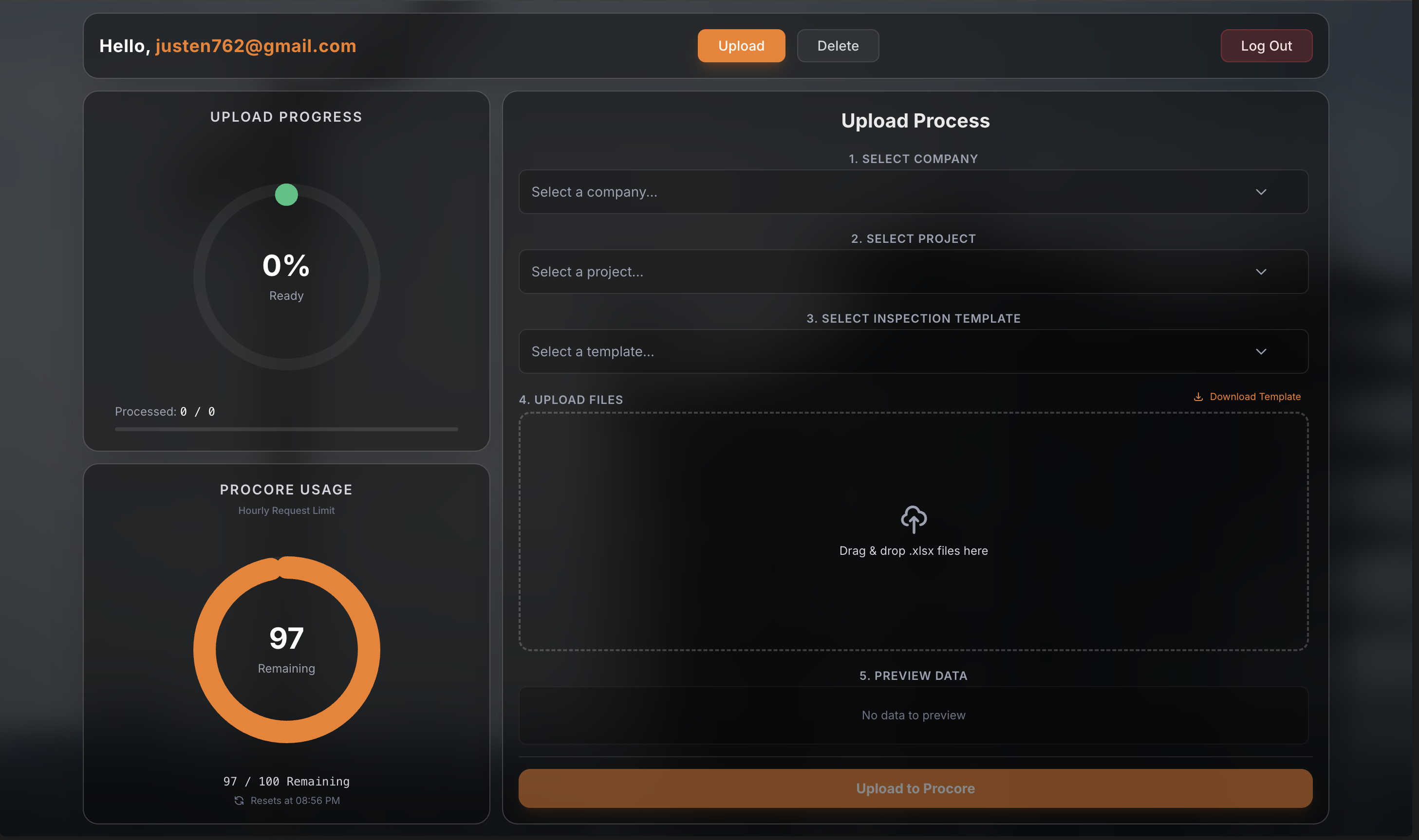 Dashboard UI